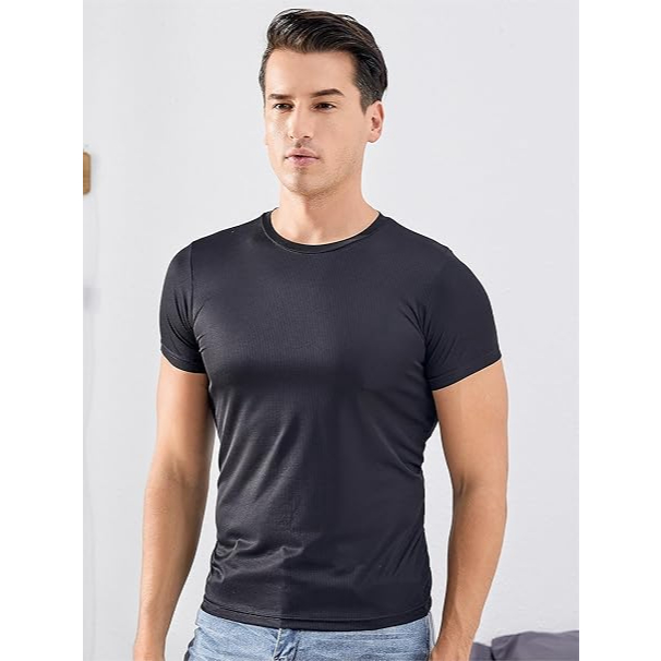 Kit 3 camisetas esportivas masculinas respiráveis, leve e confortável ideal para corrida e academia