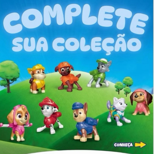 Colecionáveis Surpresas Kinder Ovo | Patrulha Canina | sem chocolate | 3D
