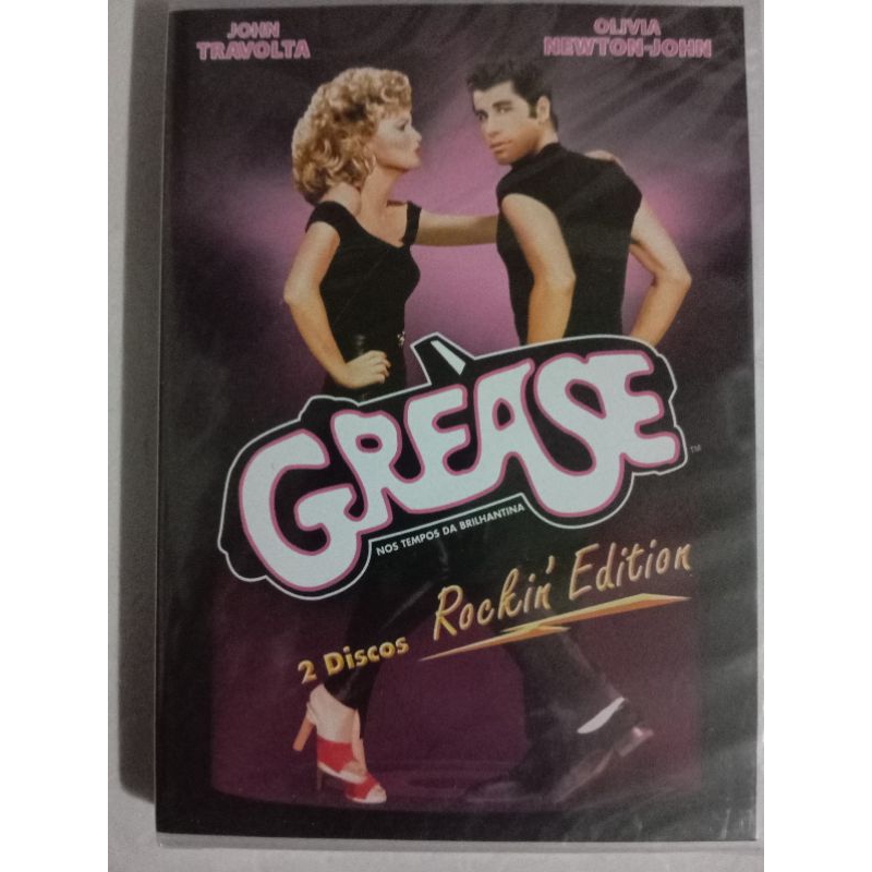 dvd duplo grease nos tempos da brilhantina, John Travolta Olívia Newton John