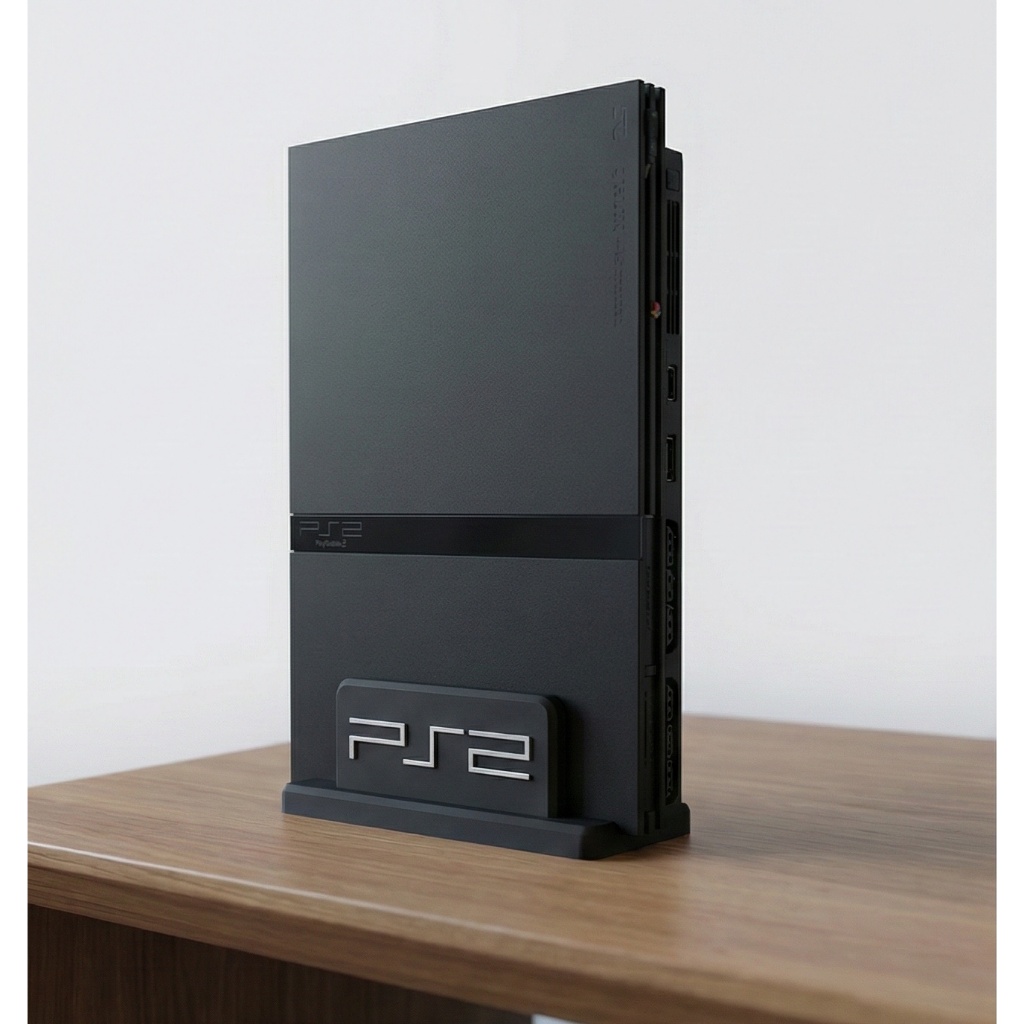 Suporte Vertical PS2 Slim (Suporte para colocar o Playstation 2 Slim na Vertical) em Oferta na Shopee