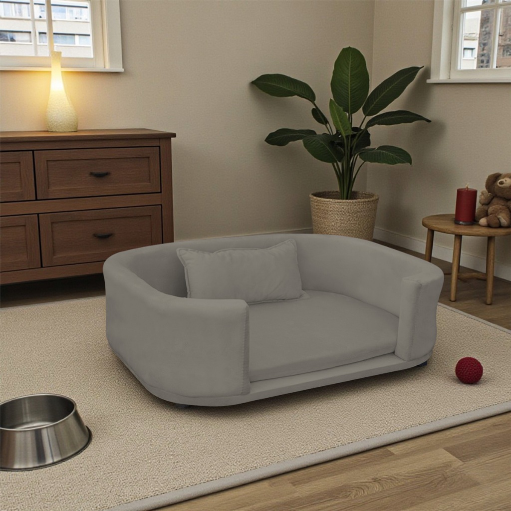 Cama Pet Caminha Confortável Luxo para Cachorros e Gatos de Veludo em Oferta na Shopee