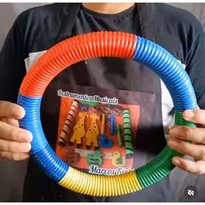 Circulo de chuva Grande chocalho musicalização infantil contação de histórias