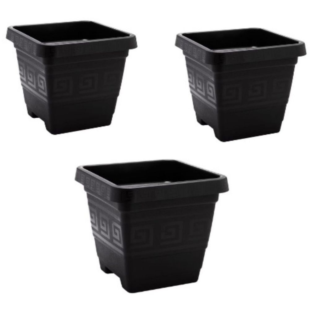 Vasos Quadrado Gigante 29 Litros Preto Resistente Plantas Flores Jardim em Oferta na Shopee