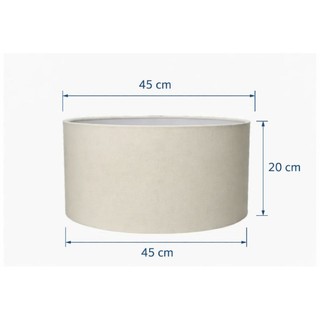 Cúpula Cilíndrica Grande |  | 45X45X25 | Para Luminária Pendente ou Abajur de Chão