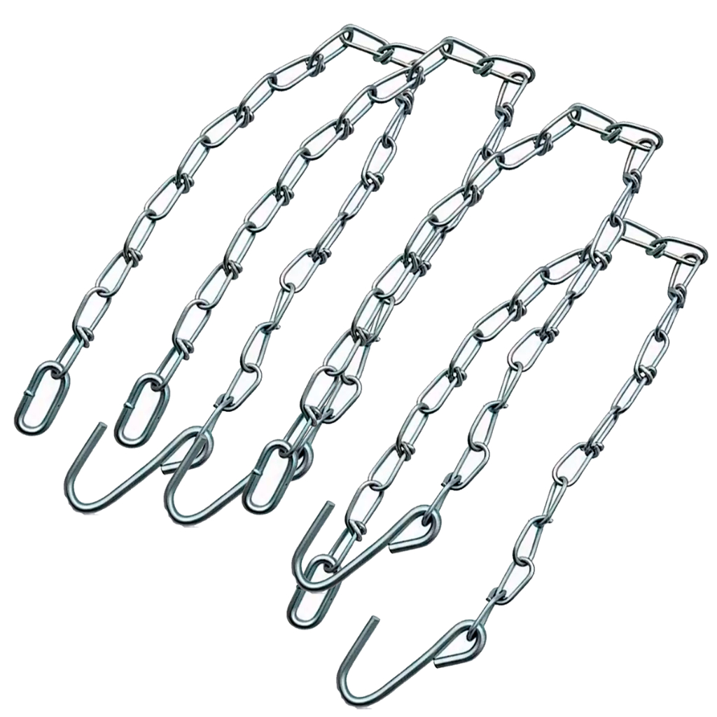 Kit 10 Corrente Zincada para Rede de Descanso 70cm WS 3mm N1 Balanço em Oferta na Shopee