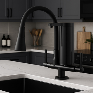 Torneira Gourmet com Filtro Integrado Preta Flexível 360° Bancada Luxo Cozinha em Oferta na Shopee