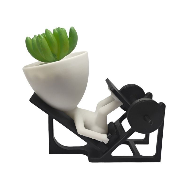 Vasinho LEG PRESS - decoração academia - exercício musculação