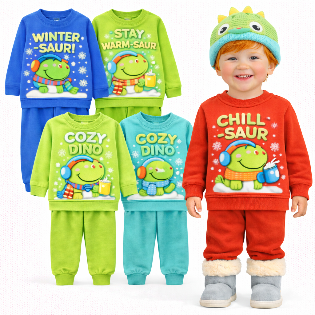 Kit Sortido 2 ou 4 Peças Roupa De Moletom Bebê Menino Infantil Inverno Conjunto Casaco Bebê Agasalho Flanelado de Bebê