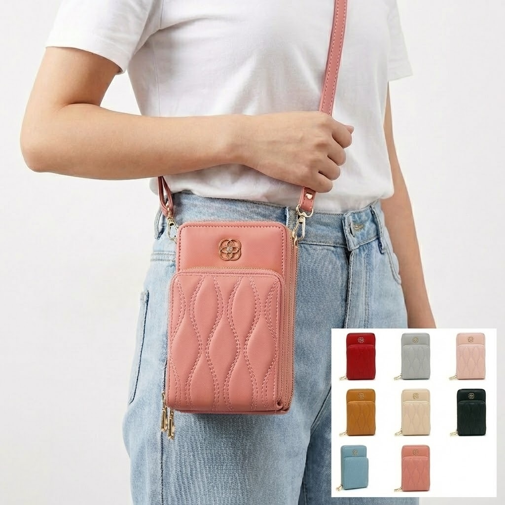 Mini Shoulder Bag Feminina Bolsa Porta Celular Carteira Pequena Casual em Oferta na Shopee