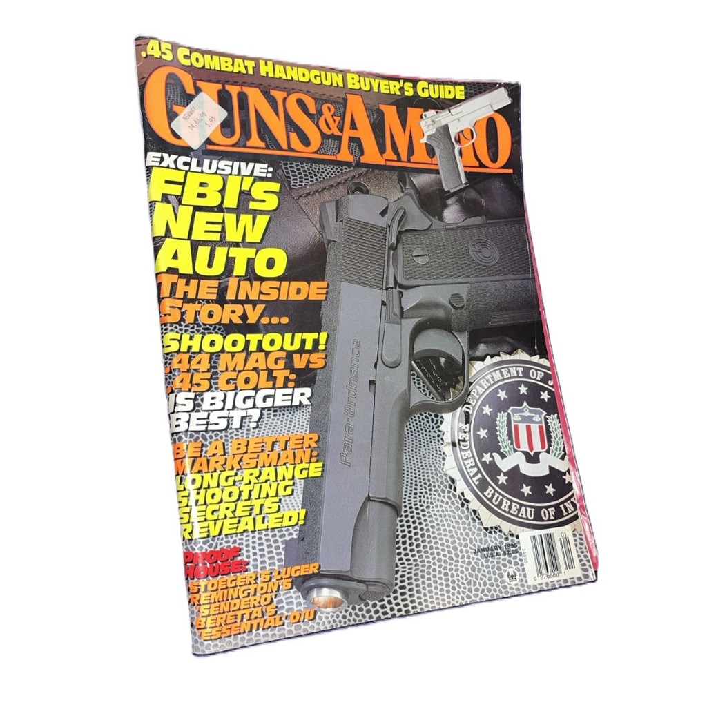 Revista Guns Ammo Janeiro 1995 Exclusive Fbi News Auto