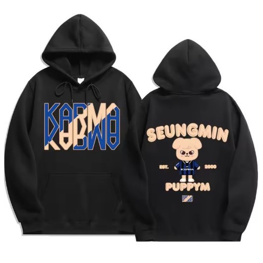 Moletom Kpop Stray Kids Seungmin Canguru Lançamento Unisex em Oferta na Shopee