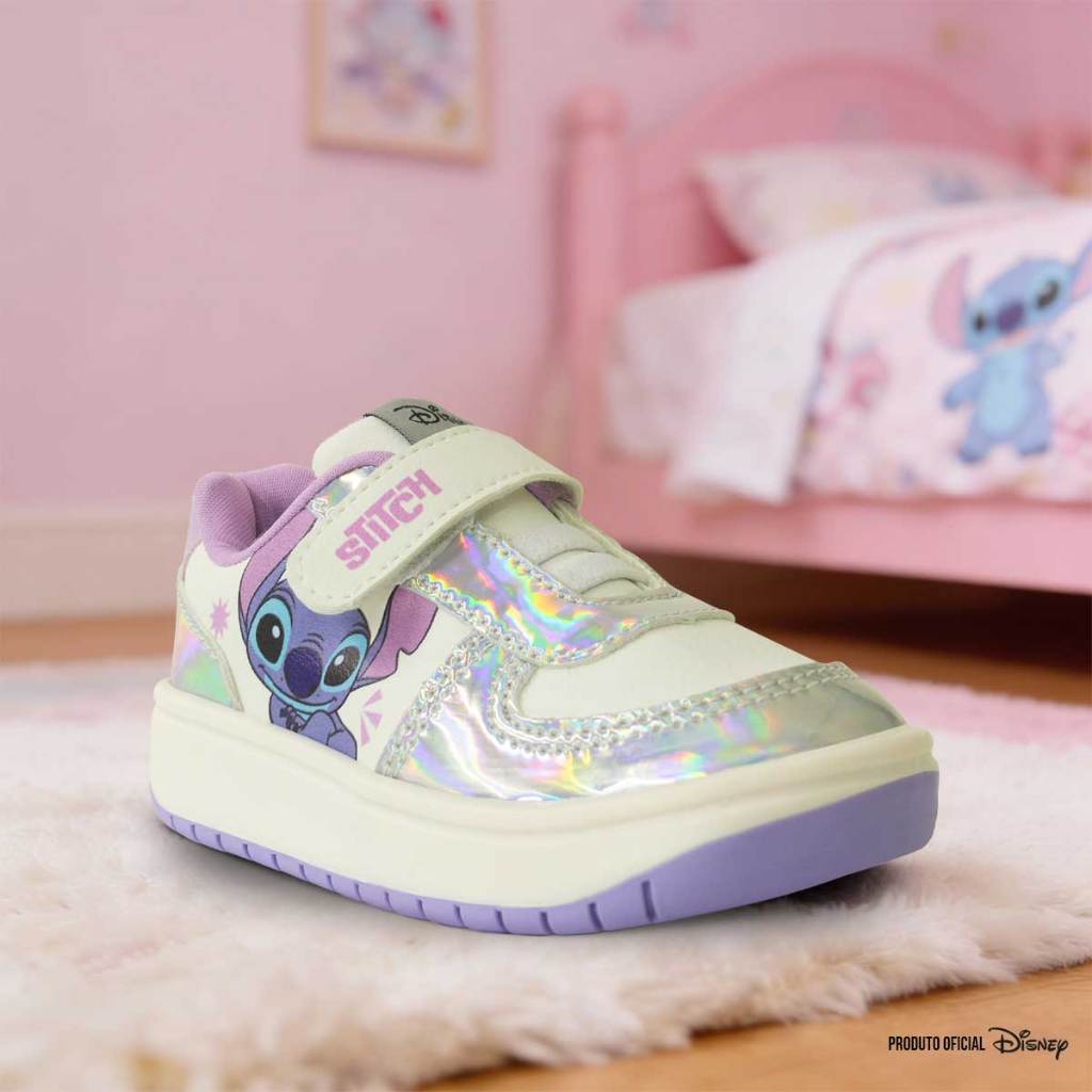 Tênis Stitch Infantil Menina 22ao27 Moda Disney Original 11.150I em Oferta na Shopee