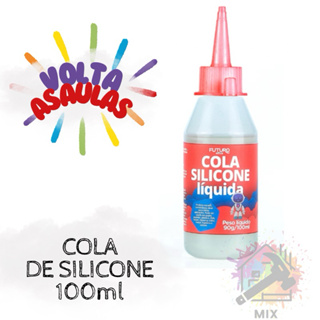 Cola Silicone Líquida 100ml – resistente a agua Versátil para Papel, EVA, Madeira, Vidro e Tecidos em Oferta na Shopee
