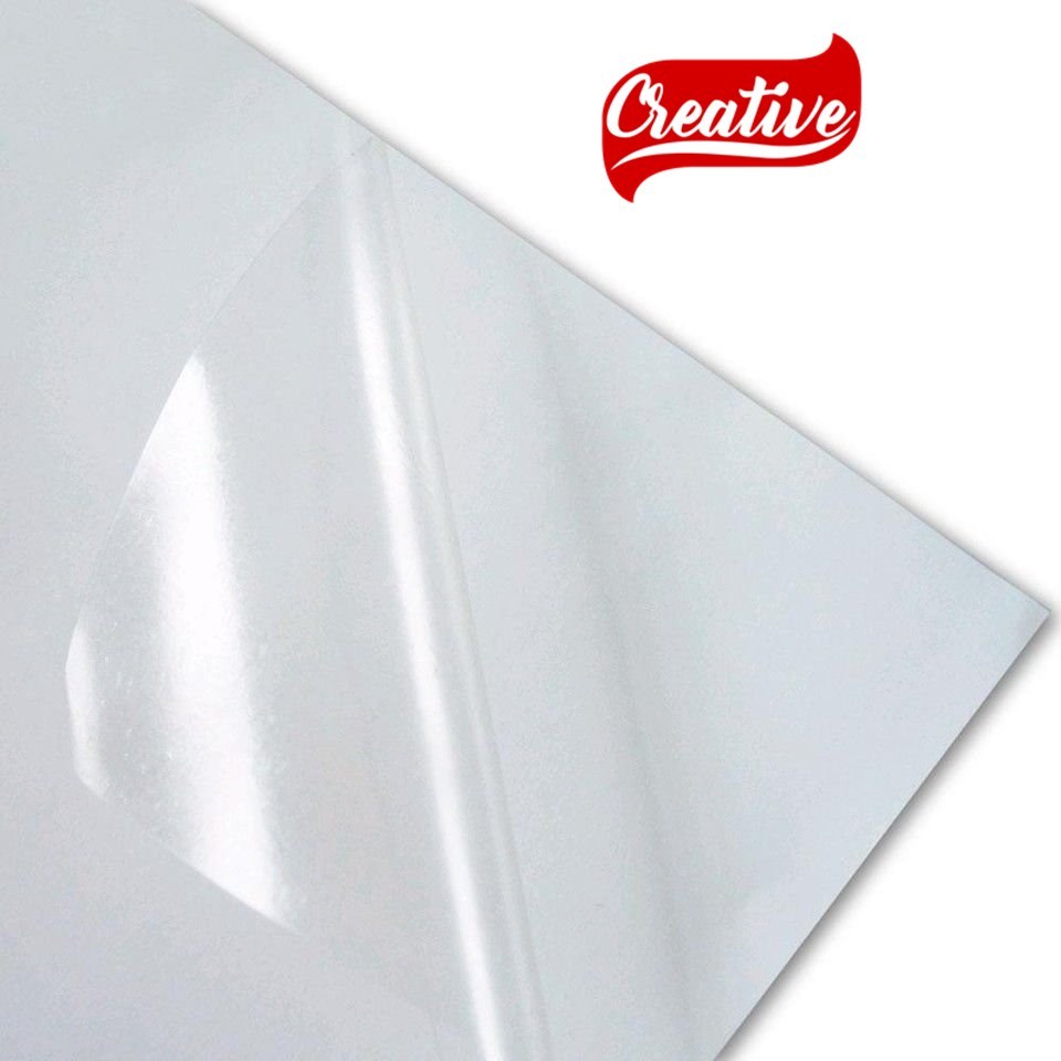 200 Adesivo Vinil Bopp laminação A Frio A4 Transparente Creative Produtos em Oferta na Shopee