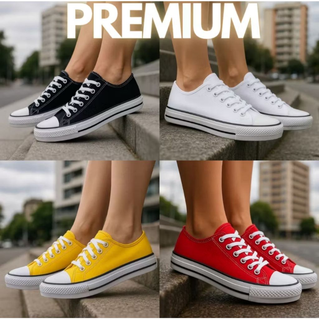 TÊNIS FEMININO STAR ALL UNISSEX CASUAL CONFORTÁVEL MACIO em Oferta na Shopee