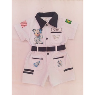 macacão infantil Mick&y astronauta em Oferta na Shopee