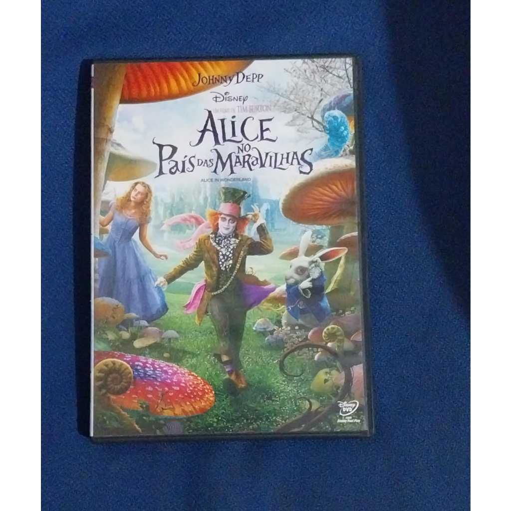 Alice no país das Maravilhas (Johnny Depp - Disney DVD)