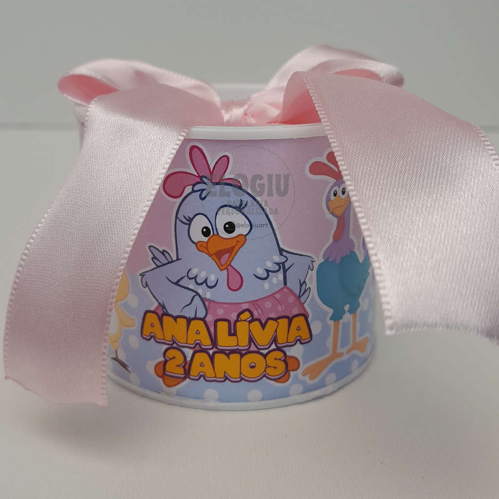 Lembrancinha festa infantil | Galinha Pintadinha | lembrancinha aniversário personalizada | Tubolata 5X6
