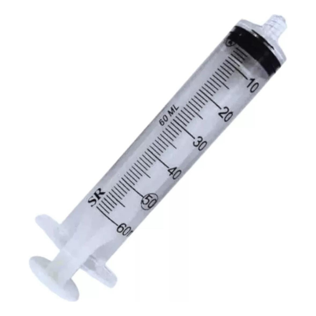 Kit 3 Seringas 60 ml Descartável Luer Lock Rosca Sem Agulha em Oferta na Shopee