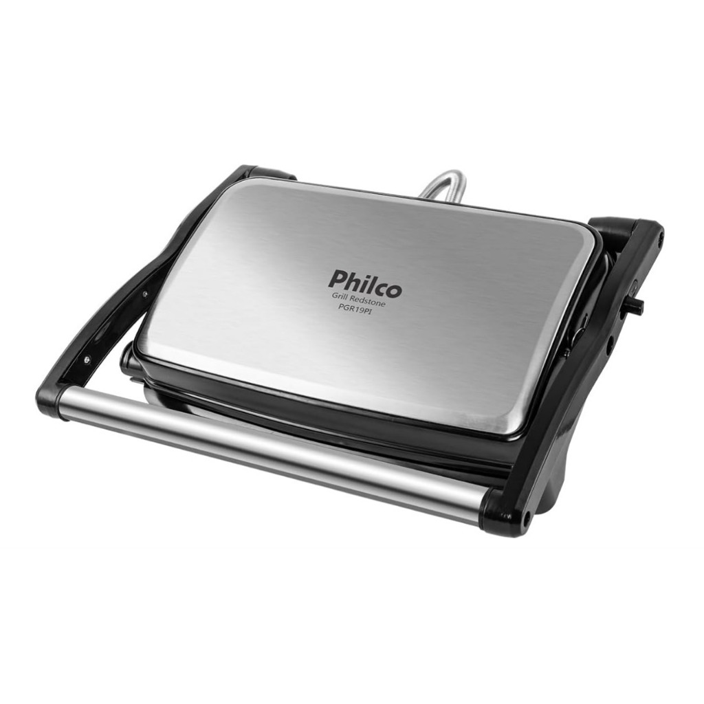 Grill Antiaderente Philco Redstone Inox 127V