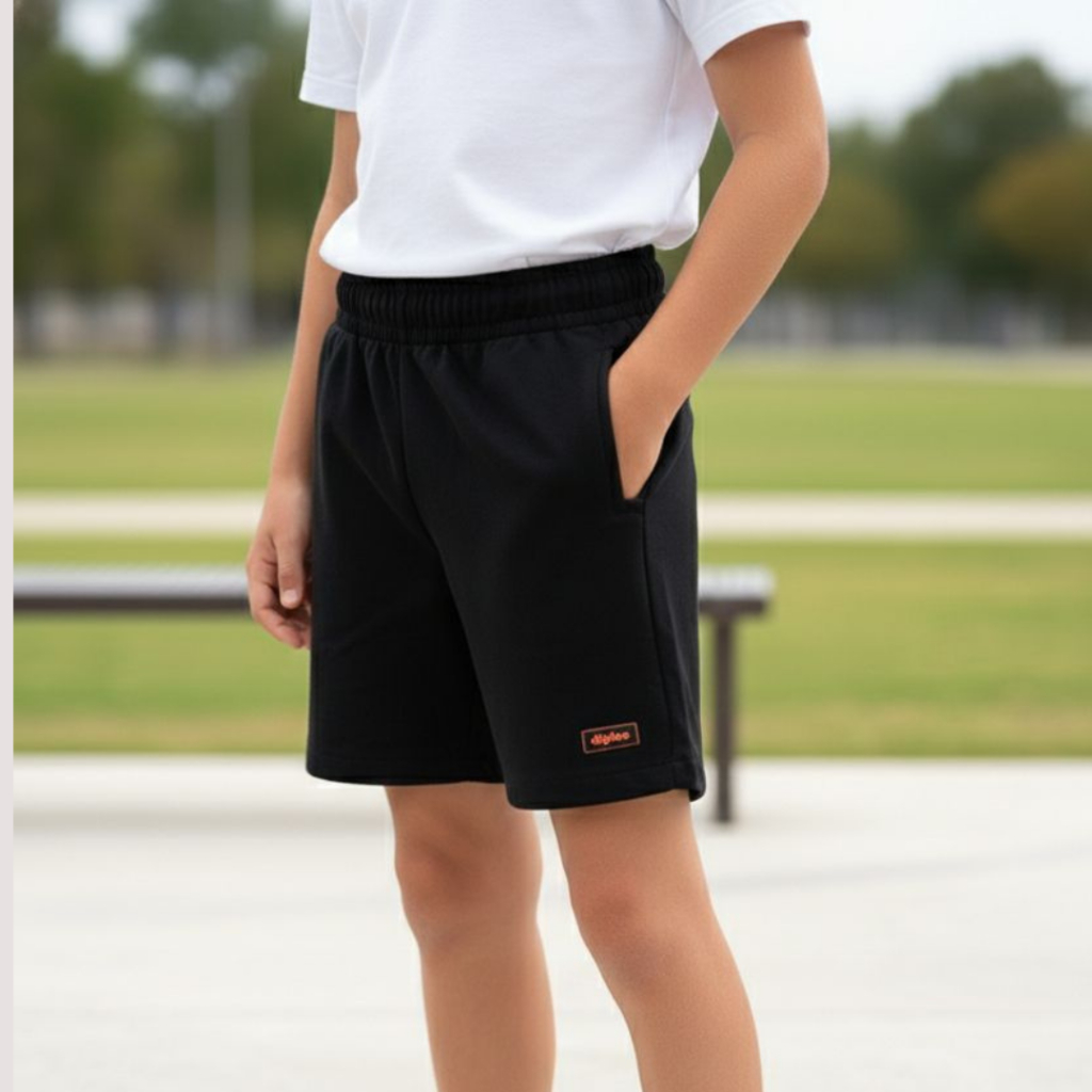 Bermuda Infantil Diploo Tactel Com Elastano Praia Piscina Escola Futebol Lazer Verão Menino