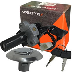 Kit Chave Ignição Honda Cg 150 Fan 2009 a 2010 (2 Peças) Chave Curta