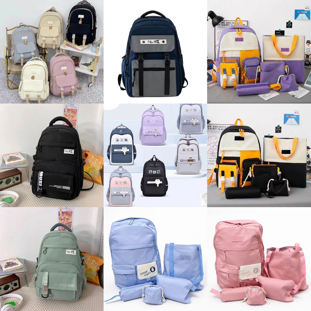 Mochila Masculina Faculdade de Notebook Reforçada Feminina Escolar Impermeável Coreana Leve Promocao em Oferta na Shopee
