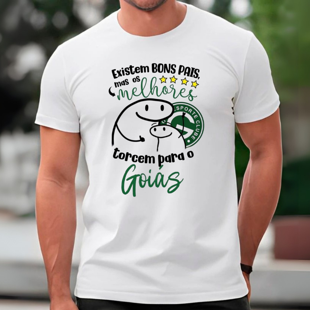 Camiseta Do Goiás Dia Dos Pais Presente / Camisa Masculina