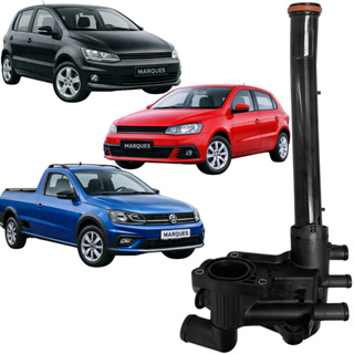 Cavalete De Agua Distribuição Válvula Termostática Completo Volkswagen Fox Polo Gol Golf Voyage Saveiro Crossfox G5 G6 em Oferta na Shopee