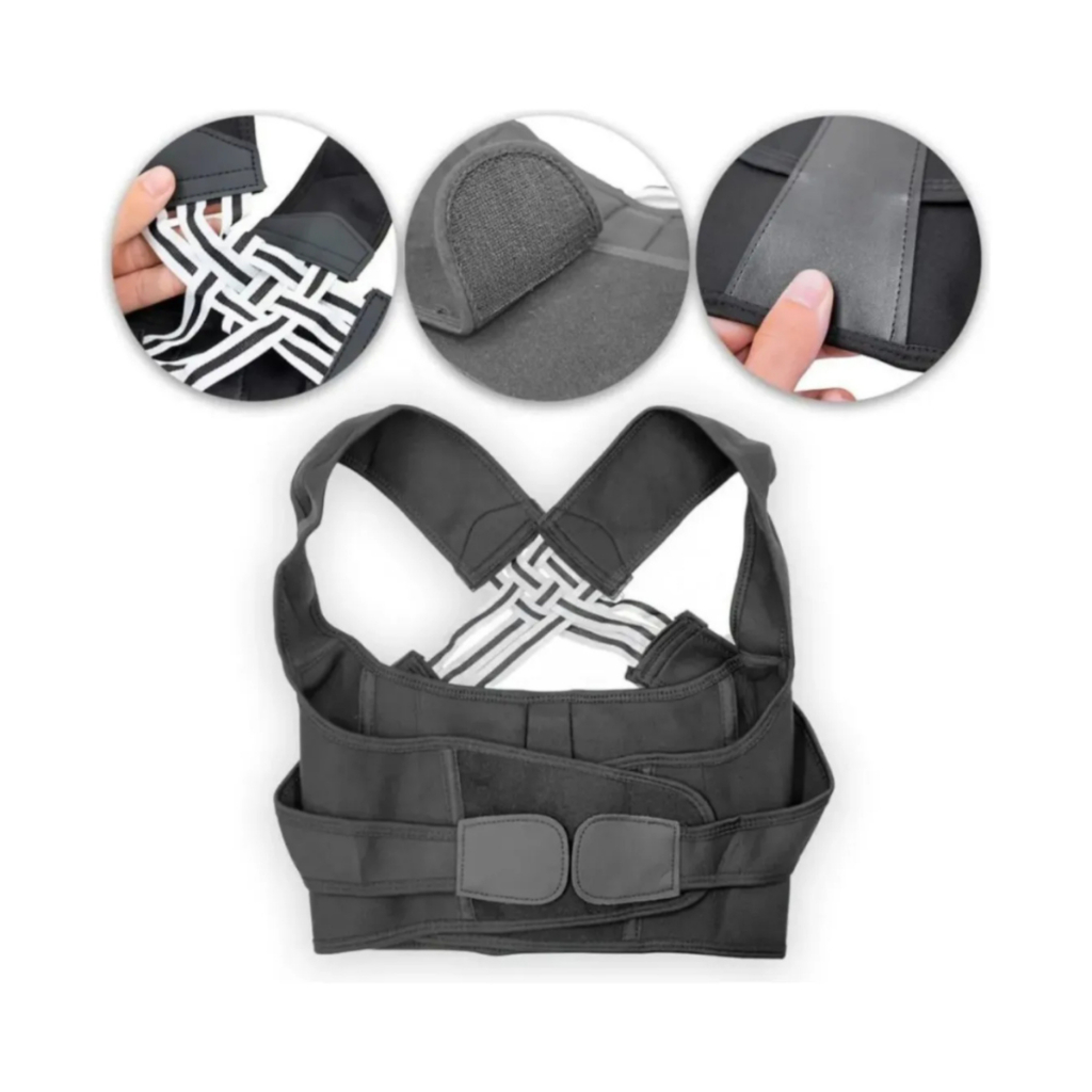 Colete Corretor Postural Ajustável Costas e Coluna Excelente Para o Dia A Dia