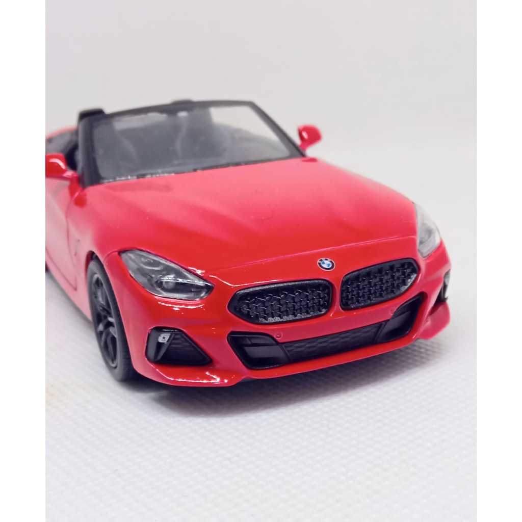Miniatura 1ªLinha BMW Z4 Kinsmart 1:34 metal Diecast colecionável