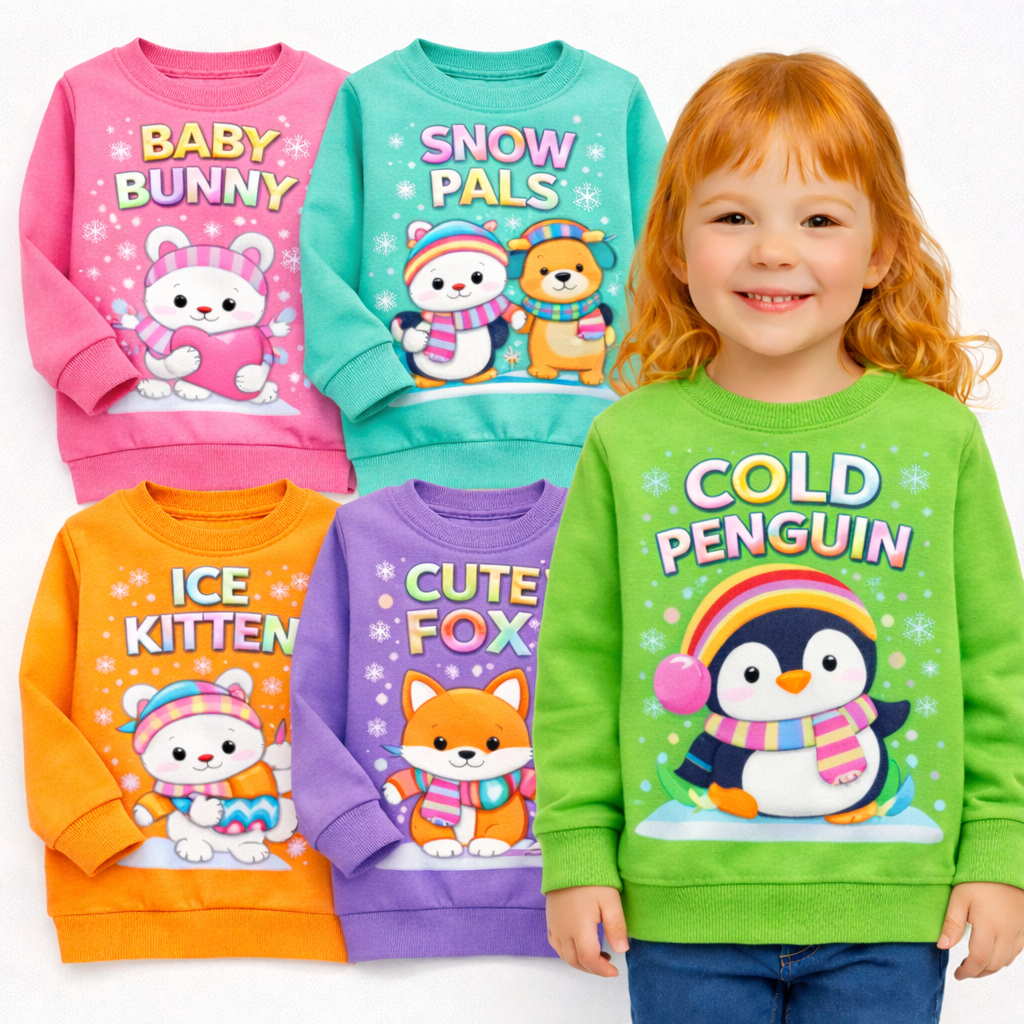 Kit 2 Casacos de Moletom Feminino Inverno - Blusa de Inverno Menina Manga Longa Peluciado -Kit 2 ou 1 Casaco Infantil