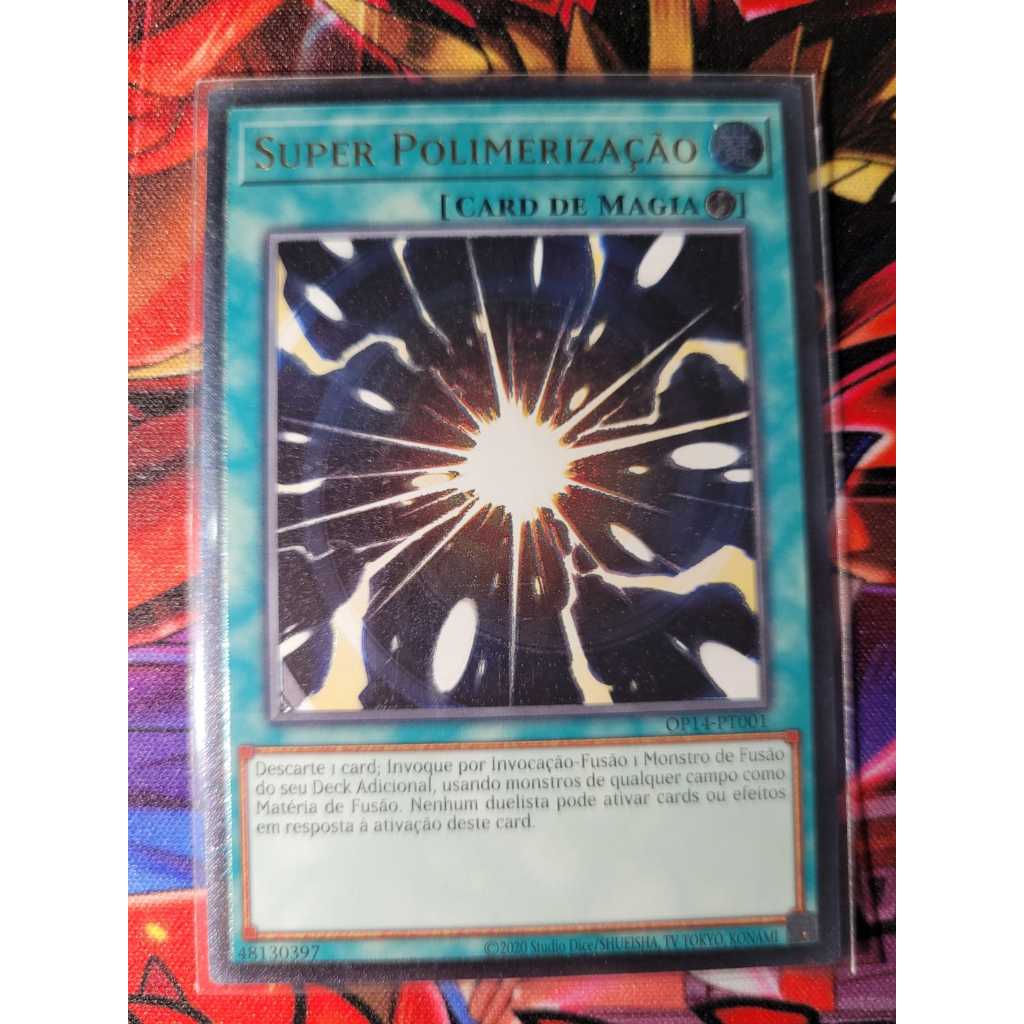Super Polimerização - Super Polymerization - Raridade ULTIMATE RARE. Yugioh! Original Konami.
