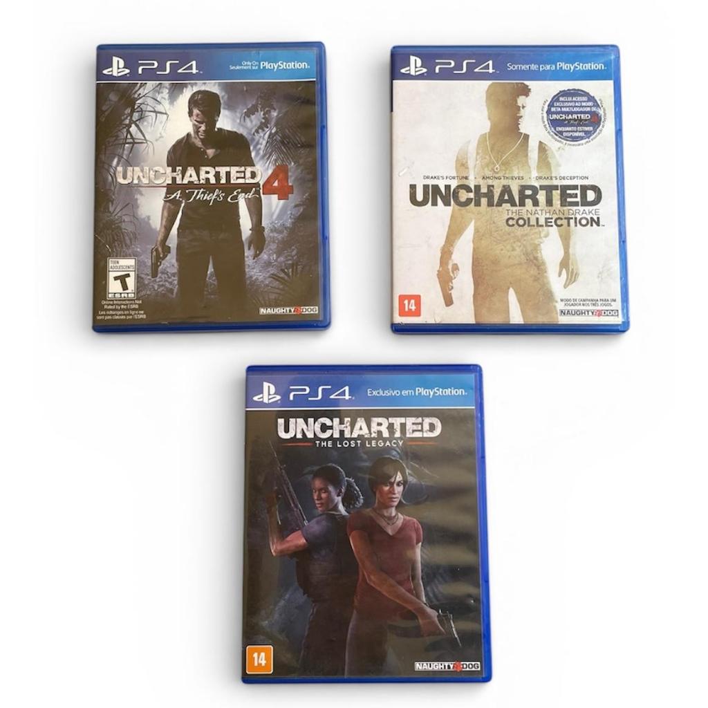 Uncharted 4 : The Lost Legacy : Colection Ps4 Midia Fisica Usado