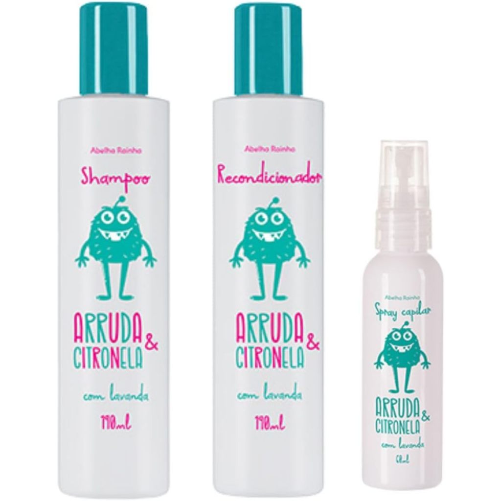 KIT Contra PIOLHOS 3 Itens Arruda & Citronela ABELHA RAINHA em Oferta na Shopee