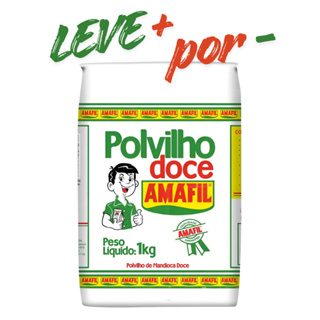 Polvilho Mandioca Doce Amafil 1kg Tradicional em Oferta na Shopee