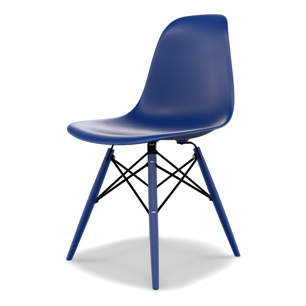 Cadeira De Jantar Eames Eiffel Dsw Dkr Edição Collors Sala Varanda Gourmet Luxo Decoração