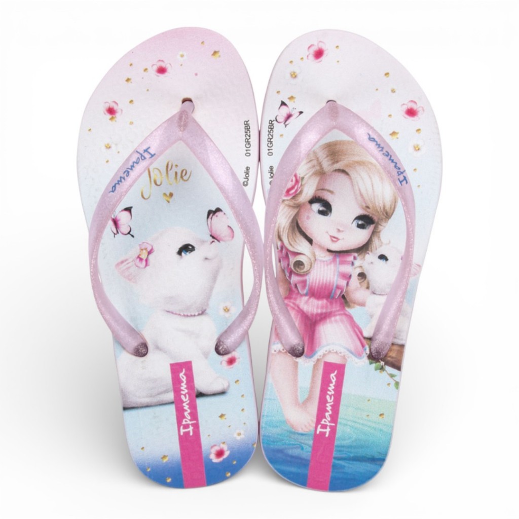 Chinelo Infantil Feminino Jolie Glitter Ipanema - Original em Oferta na Shopee