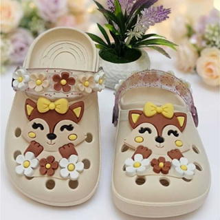 Sandalia Infantil Menina Babuche Infantil Antiderrapante Confortável Kids Feminino RAPOSA-FLORES/FLOR-TIRINHA em Oferta na Shopee