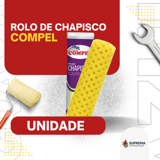 Rolo de Textura para Chapisco 23 cm Profissional – Aplicador de Massa Texturizada  Efeito Rústico – Acabamento Uniforme em Oferta na Shopee
