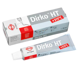 Cola De Motor Silicone Dirko Elring Alta Temperatura Cinza - 70G