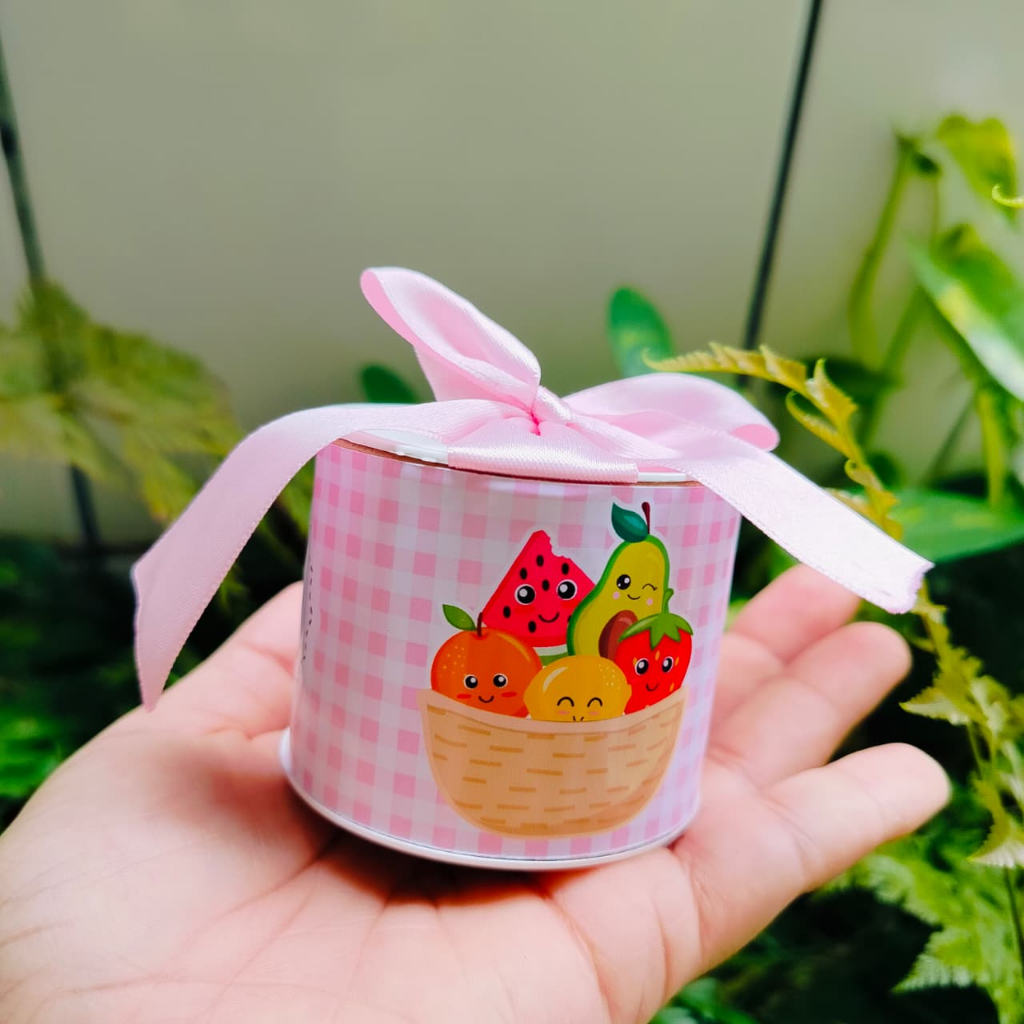 Kit tubolata personalizada 5x6, Lembrancinha Frutinhas | chá de bebê | maternidade | aniversário | Tubolata Frutinhas