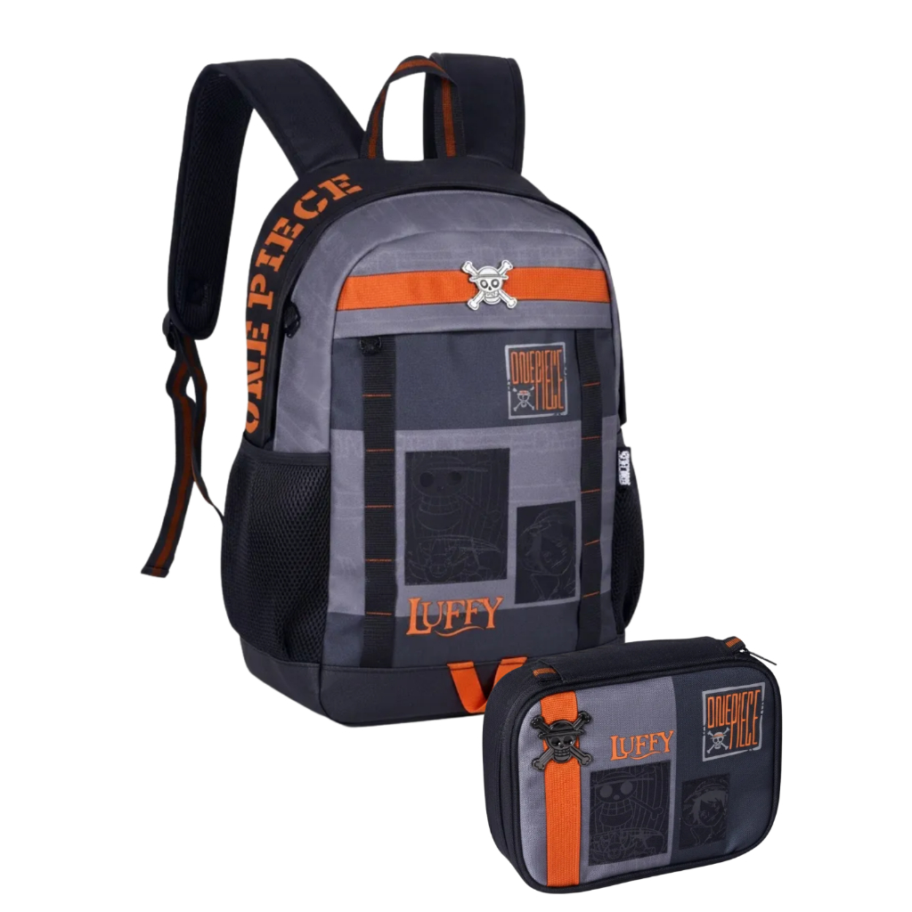 Kit Mochila Escolar One Piece – Diversos Modelos e Combinações
