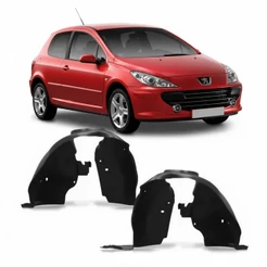 Par Parabarro Dianteiro Peugeot 307 2007 2008 2009 2010 A 2012 Lameiro Plástico de Alta Resitência