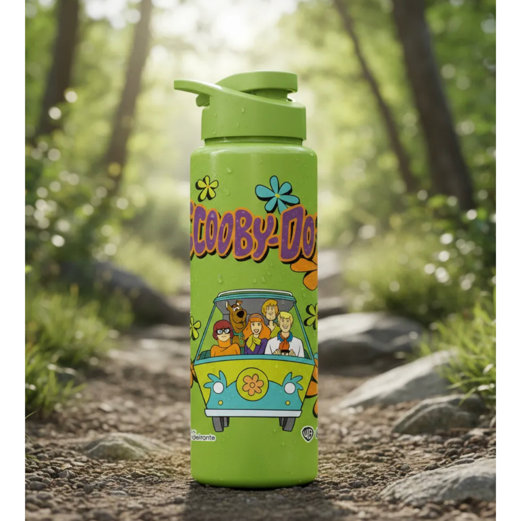 Garrafa Squeeze 750ml Scooby Doo Ideal para Crianças Escola Passeios e Uso Diário em Oferta na Shopee