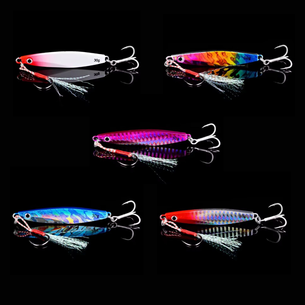 Kit com 5 ou Unidade Micro Jig 7G - Escolha Comprar Unitário ou o Kit com 5 iscas Completas pronta para uso