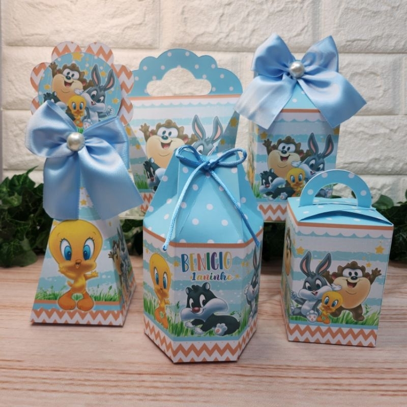 Baby Looney Tunes l Kit Personalizado Kit Festa l Lembrancinha l Aniversario l Caixinhas Personalizadas l Festa Infantil
