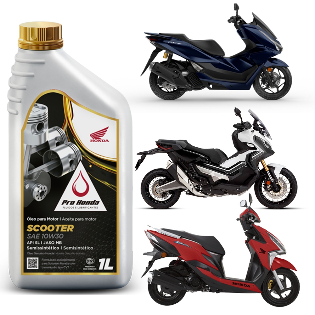 Oleo Motor Scooter 10w30 Elite Adv Pcx Pro Honda Original