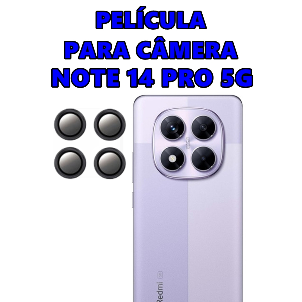 Película De Câmera Note 14 Pro 5G Protetor Para Lente Celular Redmi Anti Queda em Oferta na Shopee