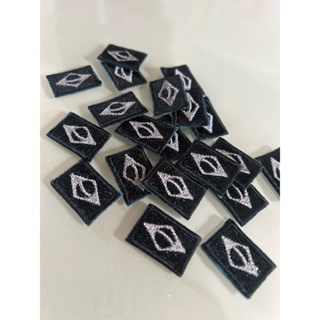 Kit mini bandeira do Brasil bordado com termocolante modelo negativo 20 unidades em Oferta na Shopee